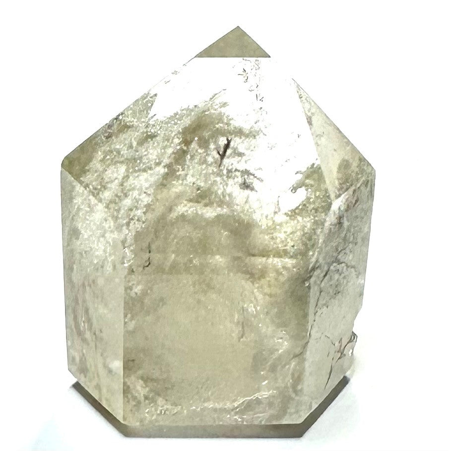 One of a Kind Garden Quartz with Rainbow Inclusions Mini Stone Tower-1 1/2 x 1 1/4"-NC6497
