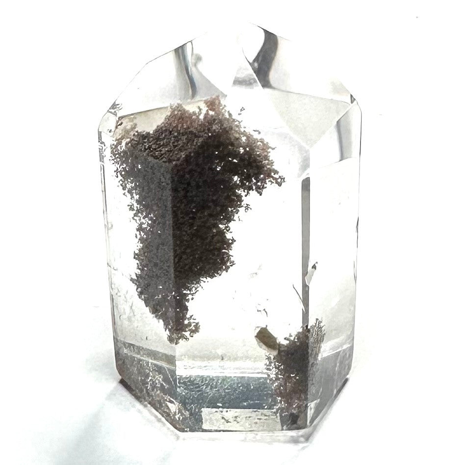 One of a Kind Garden Quartz with Rainbow Inclusions Mini Stone Tower-1 1/2 x 1 1/4"-NC64971 1/2 x 1"
