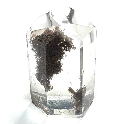 One of a Kind Garden Quartz with Rainbow Inclusions Mini Stone Tower-1 1/2 x 1 1/4"-NC64971 1/2 x 1"