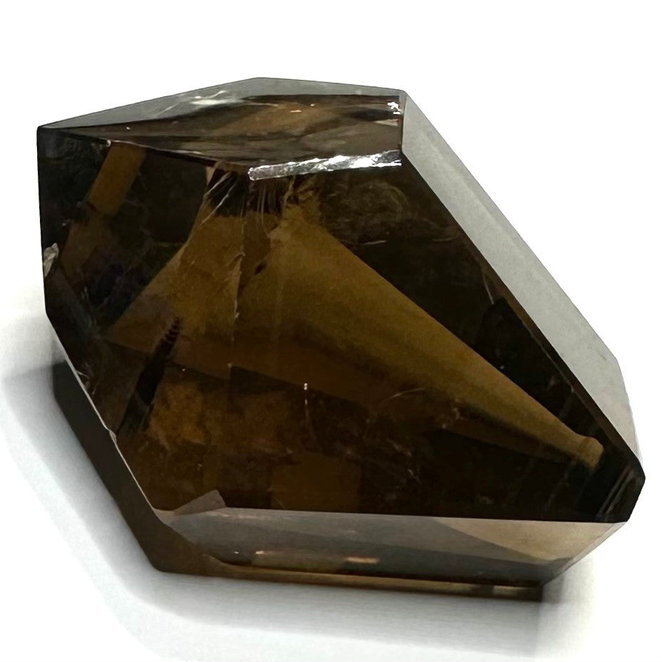 One of a Kind Smokey Quartz with Rainbow Inclusions Freeform Stone-1 1/2 x 1 1/4"