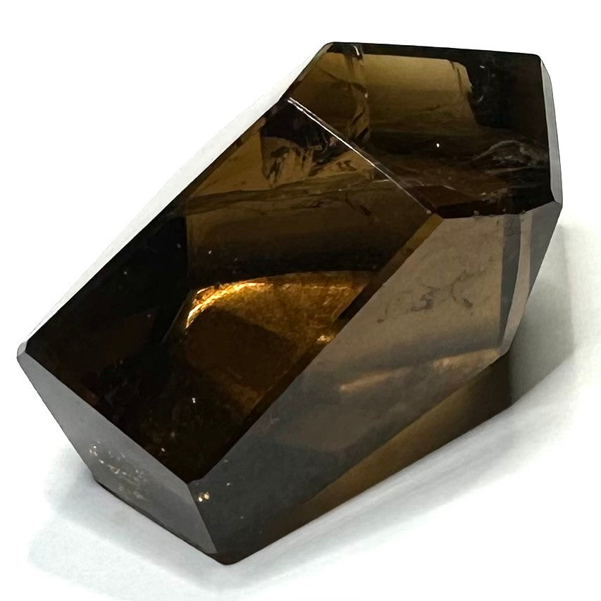One of a Kind Smokey Quartz with Rainbow Inclusions Freeform Stone-1 1/2 x 1 1/4"
