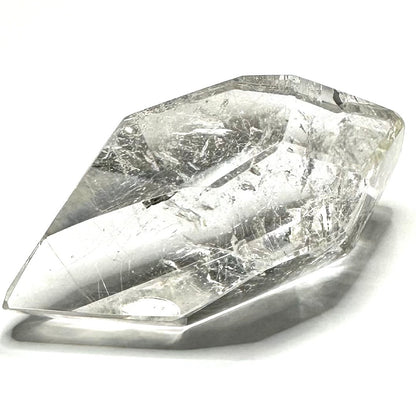 One of a Kind Rutilated Quartz Cystal with Rainbow Inclusions Freeform Stone-2 x 3/4"