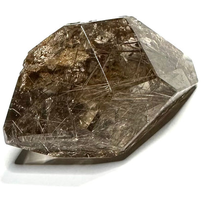 One of a Kind Rutilated Garden Quartz Freeform Stone-2 x 1"