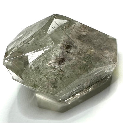 One of a Kind Garden Quartz with Amphibole Freeform Stone-2 x 1 1/2"