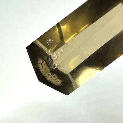 One of a Kind Citrine Tower with Rainbows Stone-41 x 19mm (NC5412)
