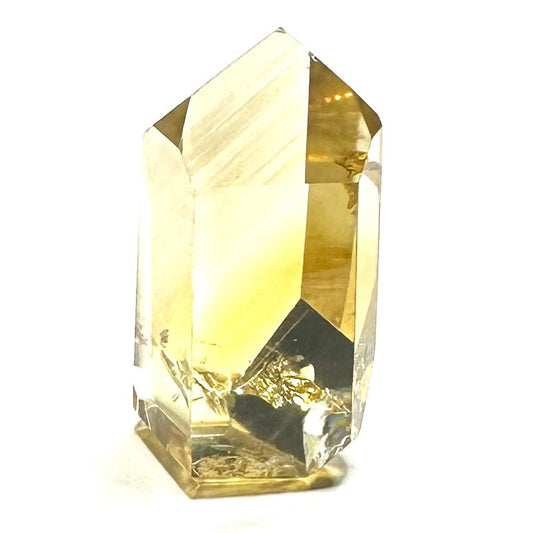 One of a Kind Citrine Tower Stone with Rainbows -38 x 20mm (NC5413)