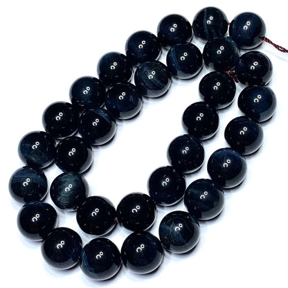 Blue Tiger Eye Round Beads-AA Grade-12mm (SP5059)

