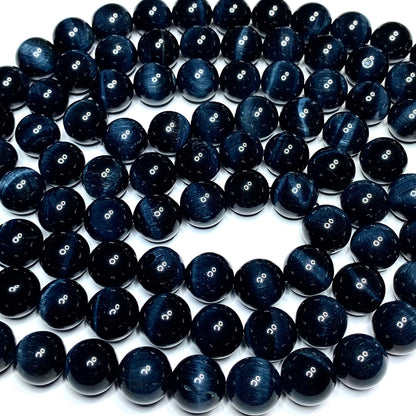 Blue Tiger Eye Round Beads-AA Grade-10mm (SP5058)