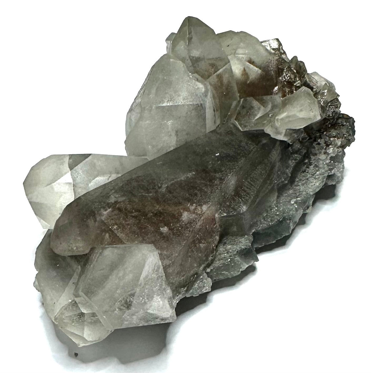 RARE-One of a Kind Blue Tara Quartz withCluster-2 1/2 x 1 1/2"
