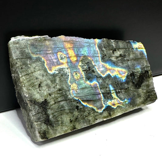 One of a Kind Purple Flash Labradorite Stone Slab-3 x 2 1/4" (NC55431)