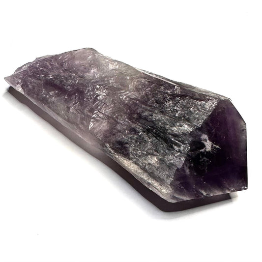 One of a Kind Bahai Amethyst Partially Polished Point-5 1/4 x 2 1/4" (NC5454)