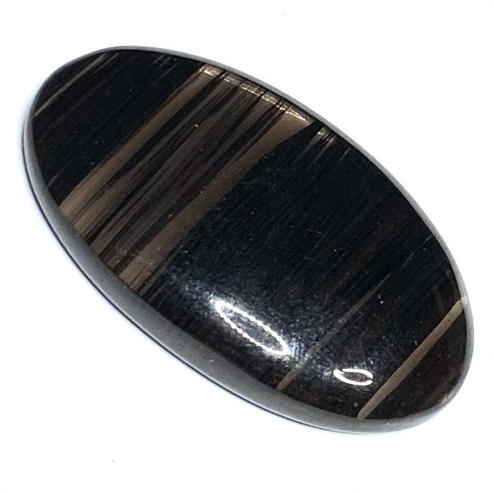 One of a Kind Midnight Lace Obsidian Oval Cabochon-41 x 25mm (CAB3730)
