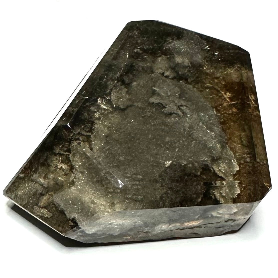 One of a Kind Smokey Garden Quartz  Freeform Stone-2 1/2 x 2"