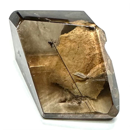 One of a Kind Smokey Quartz with Rainbow Inclusions Freeform Stone-2 x 1 1/2"