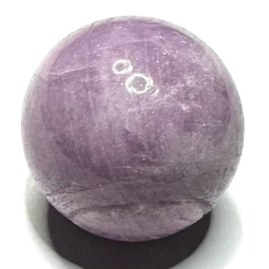 One of a Kind Lepidolite Stone Sphere-30mm-NC5485 (NC5485)
