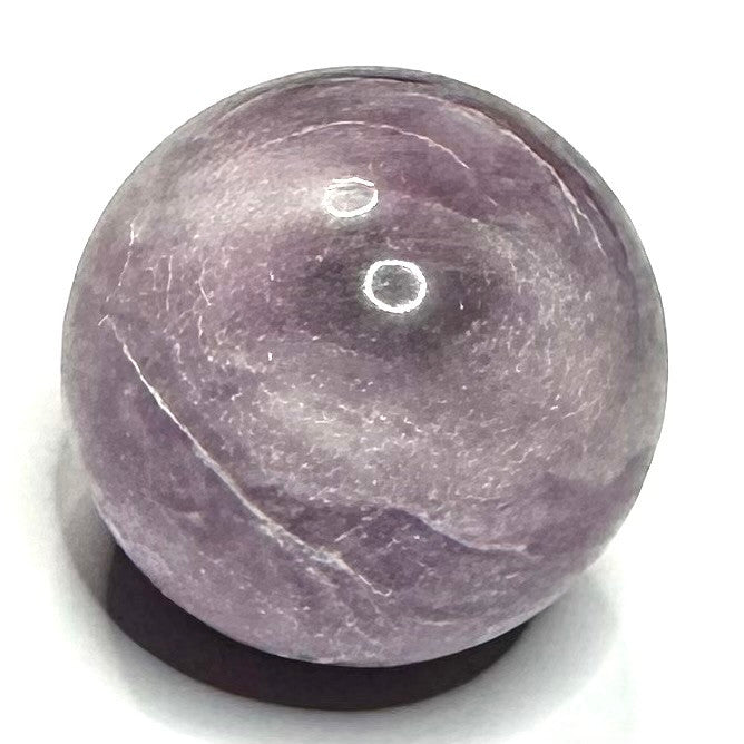 One of a Kind Lepidolite Stone Sphere-1 1/4"-NC5487 (NC5487)
