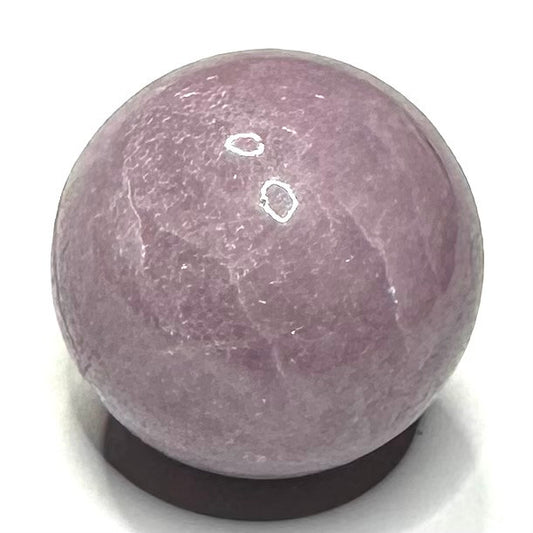 One of a Kind Lepidolite Stone Sphere-1 1/4"-NC5493 (NC5493)