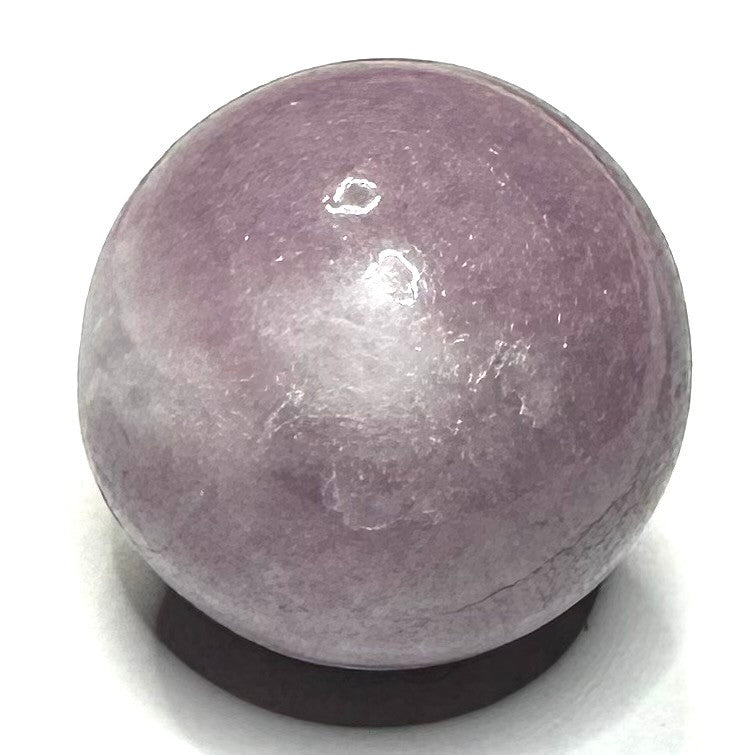 One of a Kind Lepidolite Stone Sphere-1 1/4"-NC5493 (NC5493)