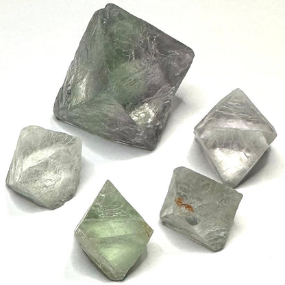 One of a Kind Fluorite Octahedral Stone Set-18-33mm (NC5524)