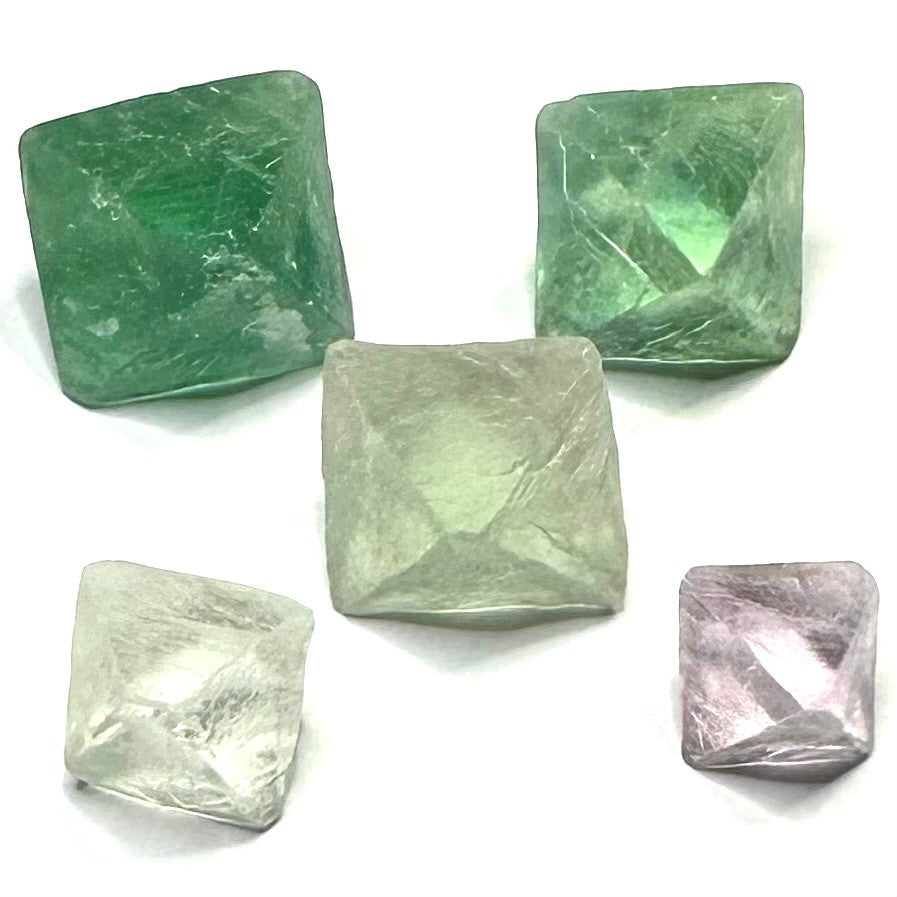 One of a Kind Fluorite Octahedral Stone Set-16-26mm (NC5526)
