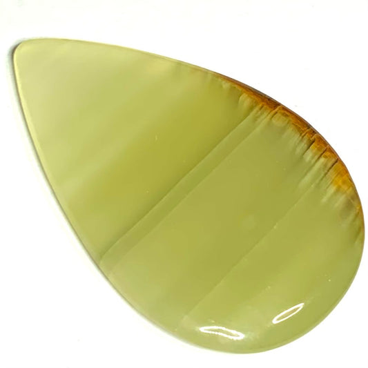 One of a Kind Banded Onyx Teardrop Cabochon-57 x 39mm (CAB3817)
