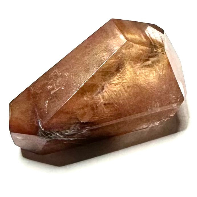 RARE-One of a Kind Amphibole Faceted and Polished Stone Point-28 x 17mm (NC5539)