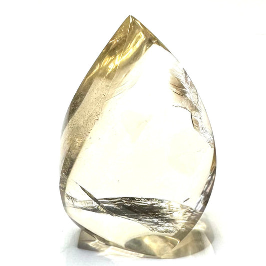 One of a Kind Citrine with Rainbow Inclusions  Flame Tower-2 1/2 x 1 3/4"