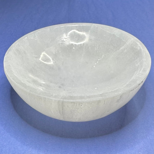 Selenite Carved Round Bowls-2 x 5 1/2" (NC5576)