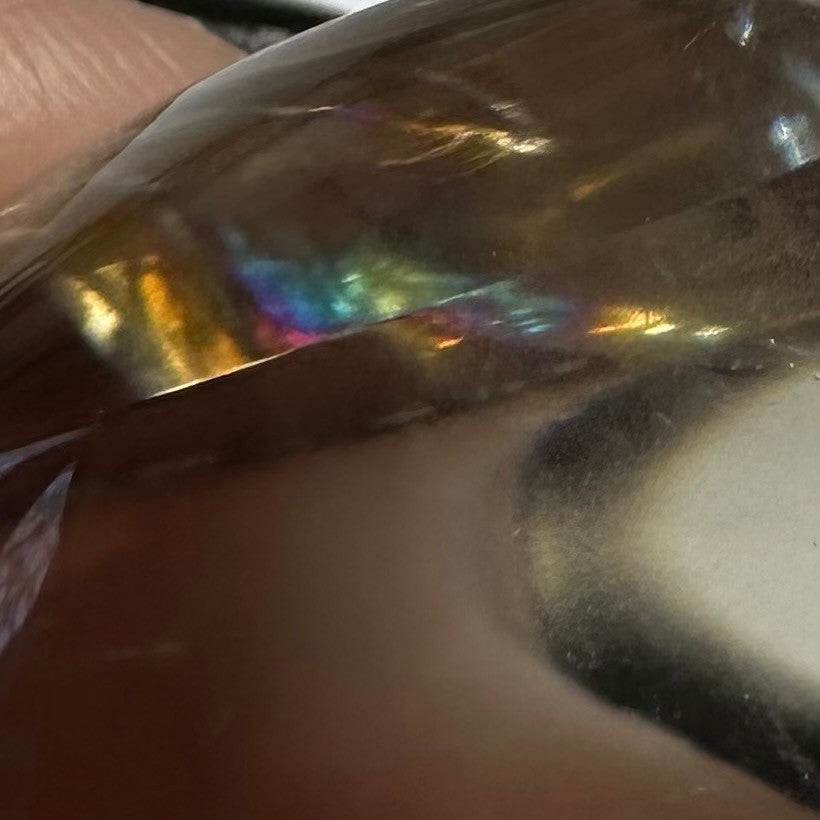 One of a Kind Citrine with Rainbow Inclusions  Flame Tower-2 1/4 x 1 1/4"