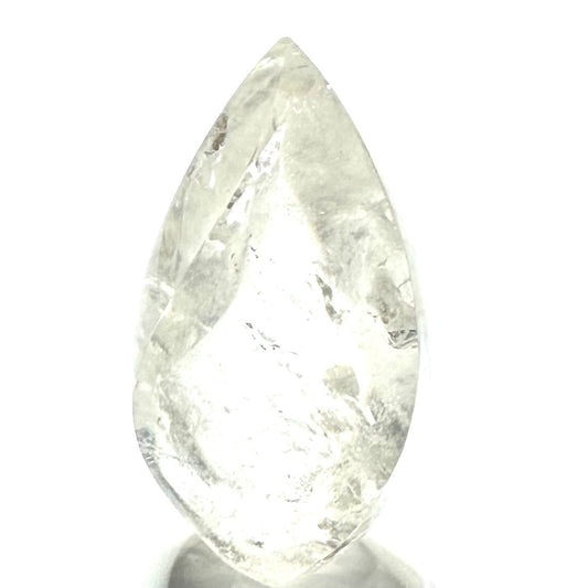 One of a Kind Quartz Crystal with Rainbow Inclusions Flame Tower-2 1/4 x 1 1/4"
