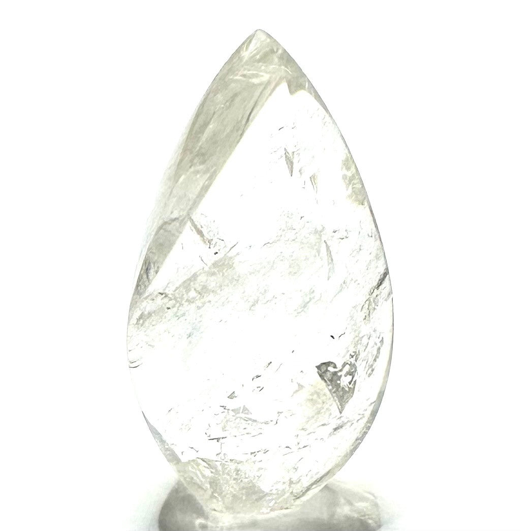One of a Kind Quartz Crystal with Rainbow Inclusions Flame Tower-2 1/4 x 1 1/4"