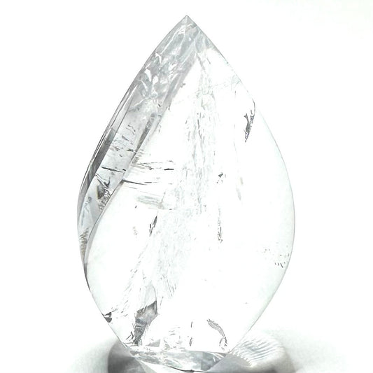 One of a Kind Quartz Crystal with Rainbow Inclusions Flame Tower-2 1/2  x 1 1/2"-NC6646