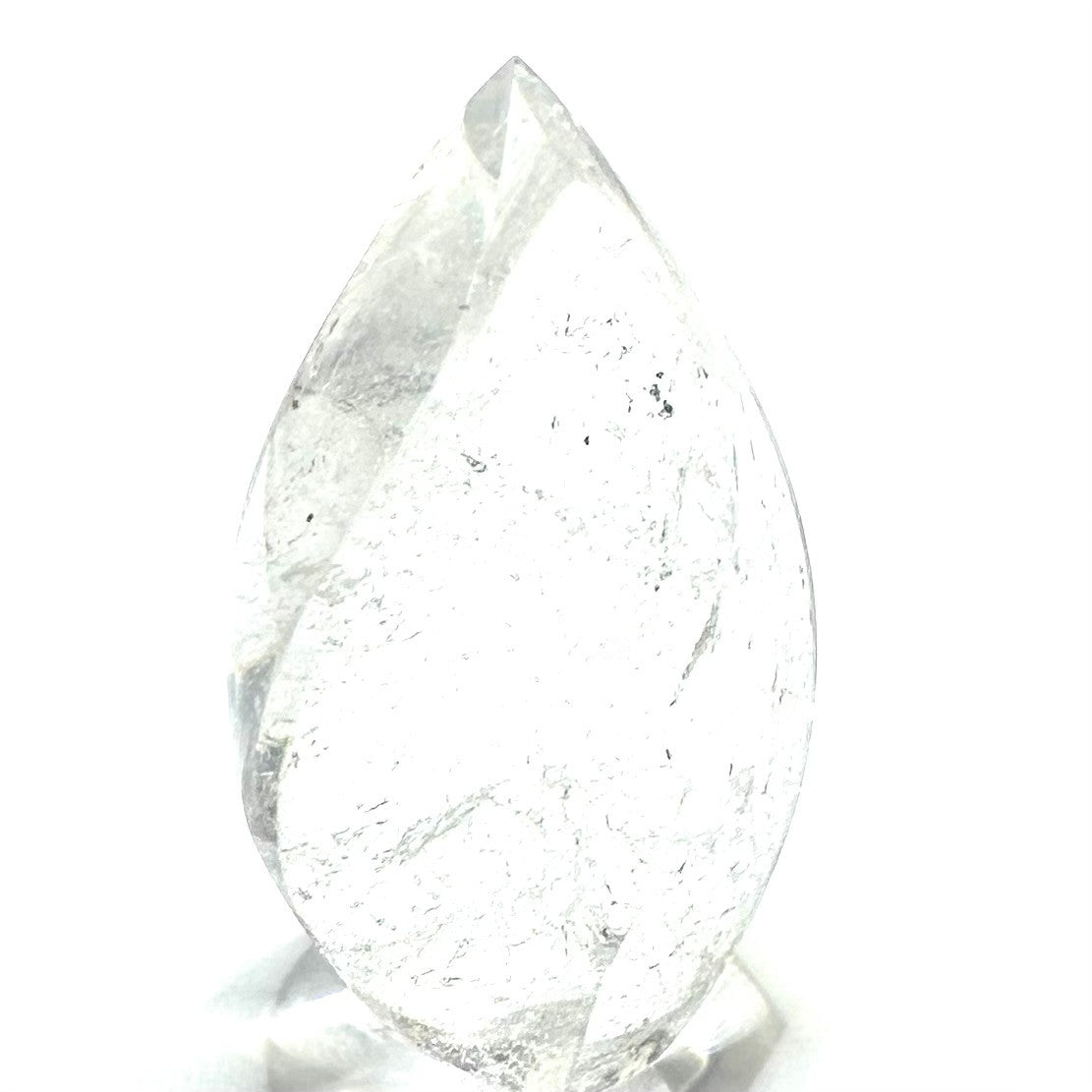 One of a Kind Quartz Crystal with Rainbow Inclusions Flame Tower-2 1/4 x 1 1/2"