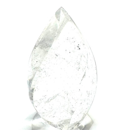 One of a Kind Quartz Crystal with Rainbow Inclusions Flame Tower-2 1/4 x 1 1/2"