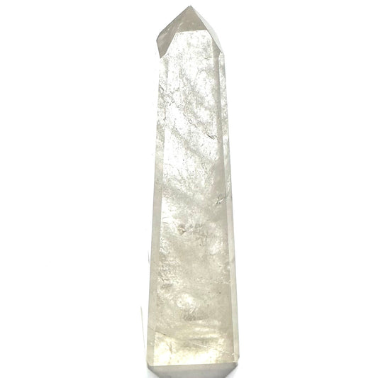 One of a Kind Quartz Crystal with Rainbow Inclusions Tower-4 x 1 1/4"