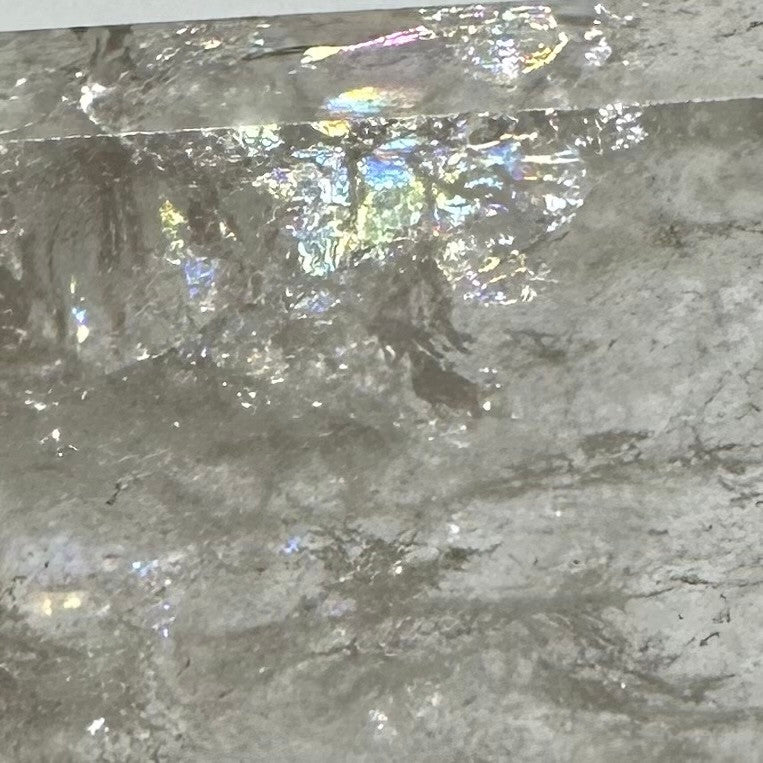 One of a Kind Quartz Crystal with Rainbow Inclusions Tower-4 x 1 1/4"