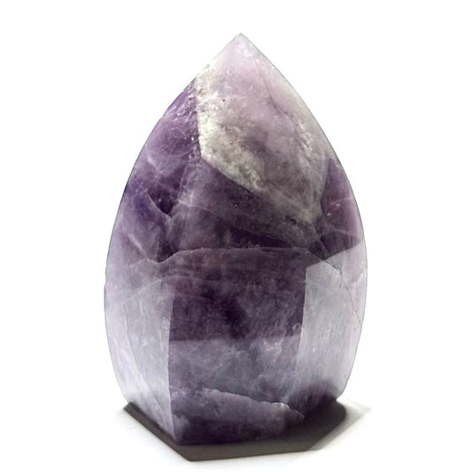 RARE-One of a Kind Trapiche Amethyst Flame Tower Stone-2 1/2 x 1 1/2" (NC5592)