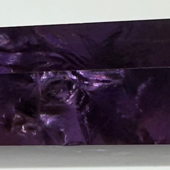 One of a Kind Ametrine with Rainbow Inclusions Double Terminated Point-4 1/4 x 1 "