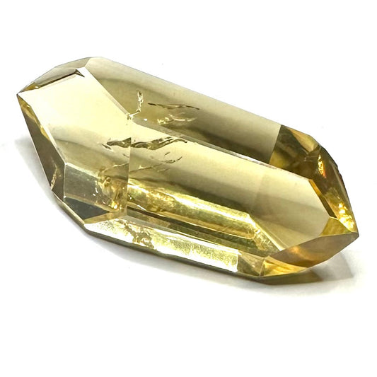 One of a Kind Citrine Rainbow Double Terminated Point Stone-2 1/4 x 3/4" (NC5617)