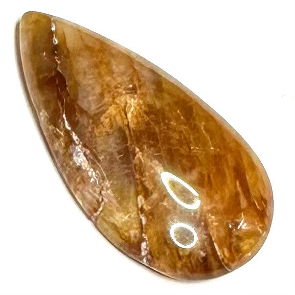 One of a Kind Golden Healer Quartz Domed Cabochon-44 x 25 x 9mm
