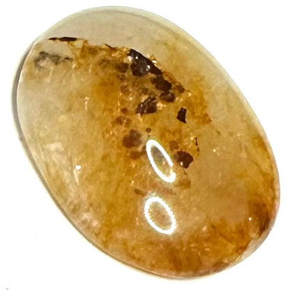 One of a Kind Golden Healer Quartz Domed Cabochon-38 x 30 x 9mm