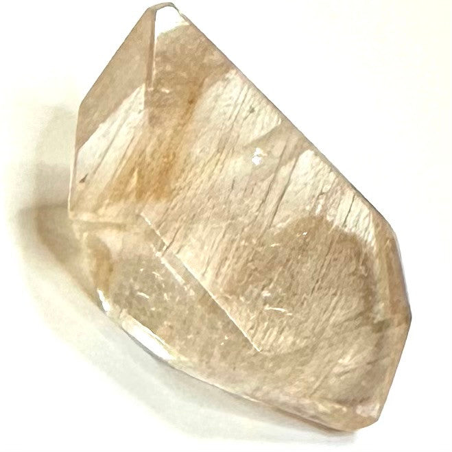 One of a Kind Rutile Quartz Freeform Stone Pendant-37 x 20mm