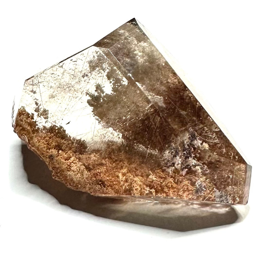 Lodalite Lens | Garden Quartz | Quartz Crystal