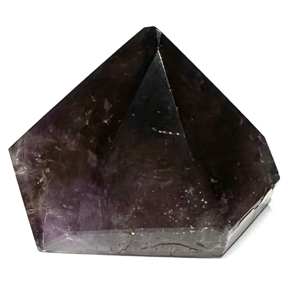 One of a Kind Ametrine with Pyrite & Rainbow Inclusions Freeform Stone-1 3/4 x 1 1/2"