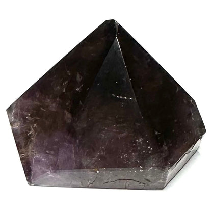 One of a Kind Ametrine with Pyrite & Rainbow Inclusions Freeform Stone-1 3/4 x 1 1/2"