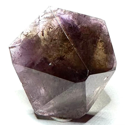 One of a Kind Ametrine with Pyrite & Rainbow Inclusions Freeform Stone-1 3/4 x 1 1/2"