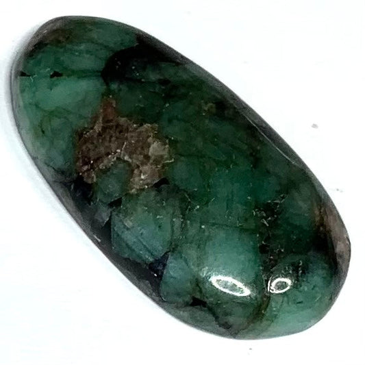 One of a Kind Emerald Matrix Freeform Cabochon-36 x 19mm-AAA Grade (CAB4051)