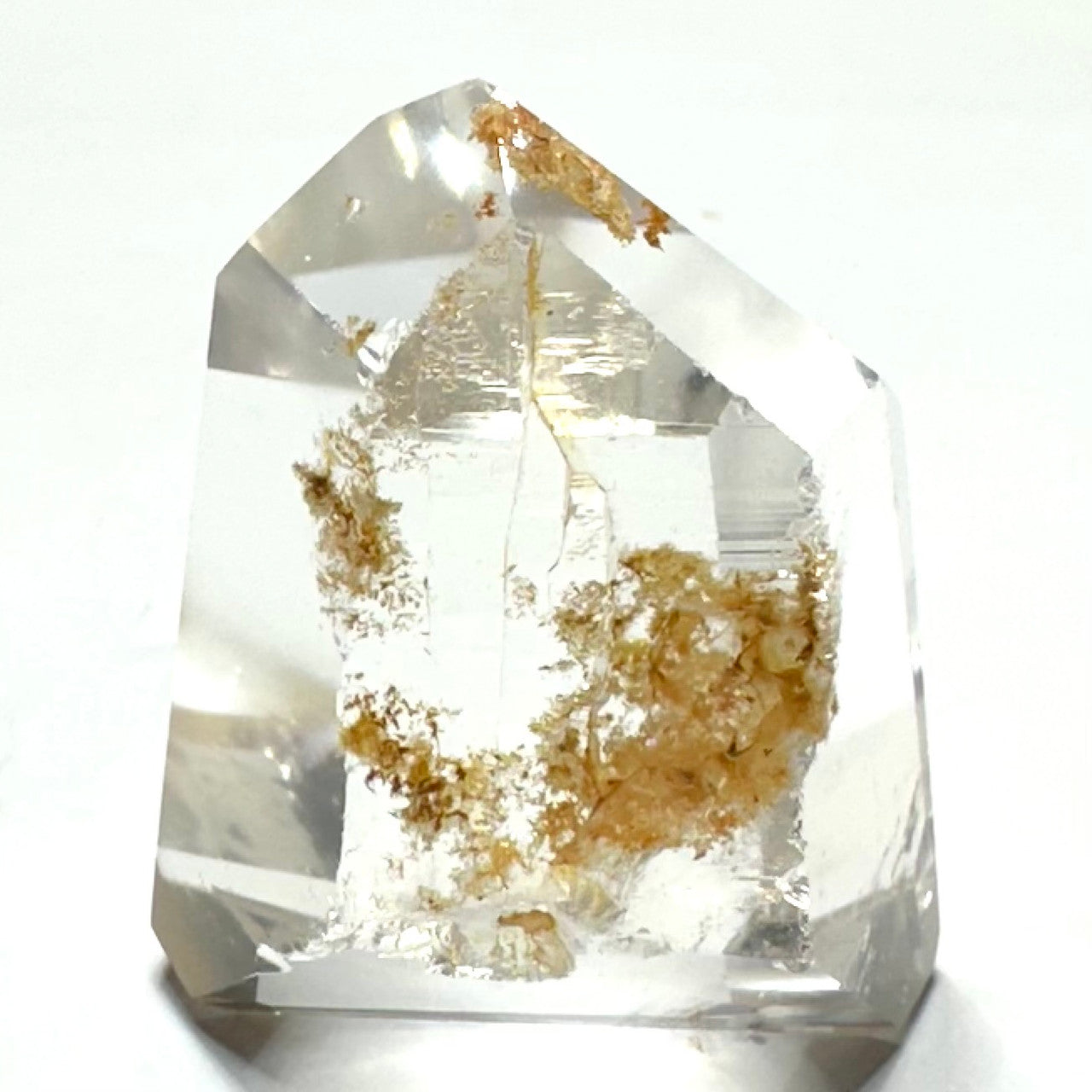 One of a Kind Garden Quartz with Rainbow Inclusions Mini Stone Tower-2 x 1 3/4"