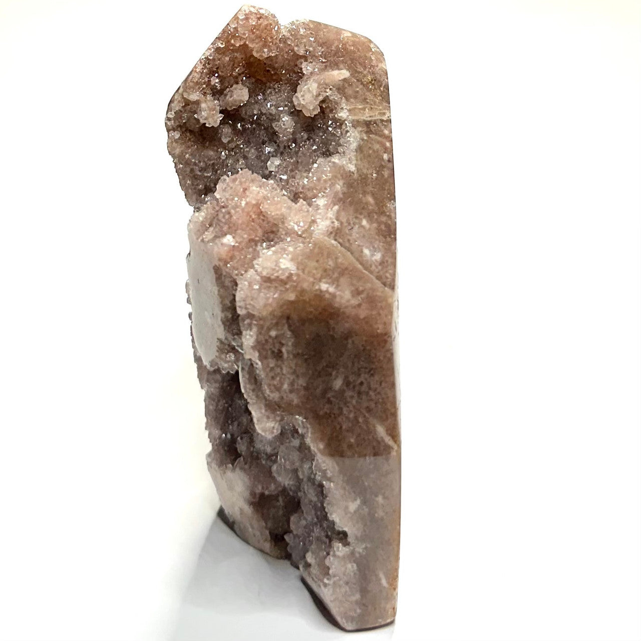 One of a Kind Pink Amethyst Druzy Cluster Tower-4 1/2 x 2 1/2"-NC6871