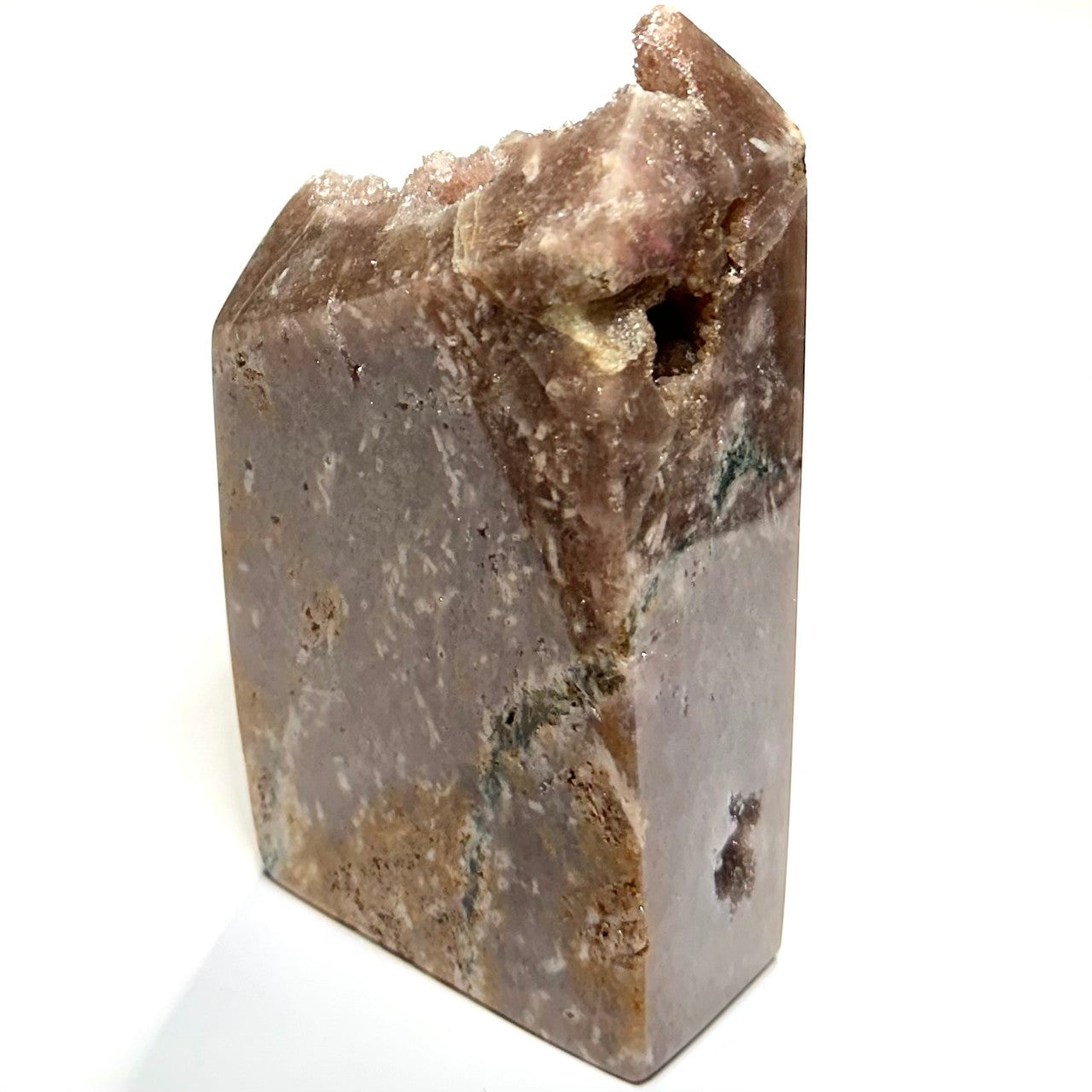 One of a Kind Pink Amethyst Druzy Cluster Tower-4 1/2 x 2 1/2"-NC6871
